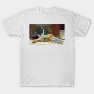 Dolce Far Niente by John William Godward T-Shirt